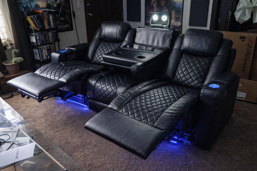 Tuscany Console Home Theater Lounge