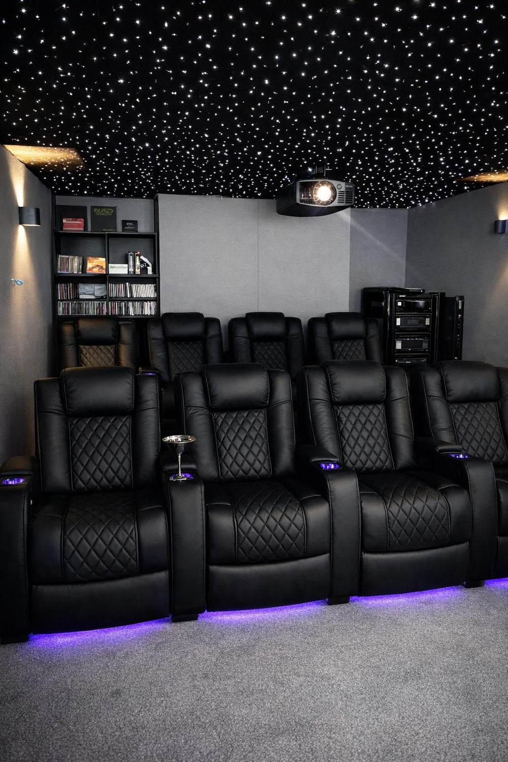 Tuscany Luxury Home Theater Lounge
