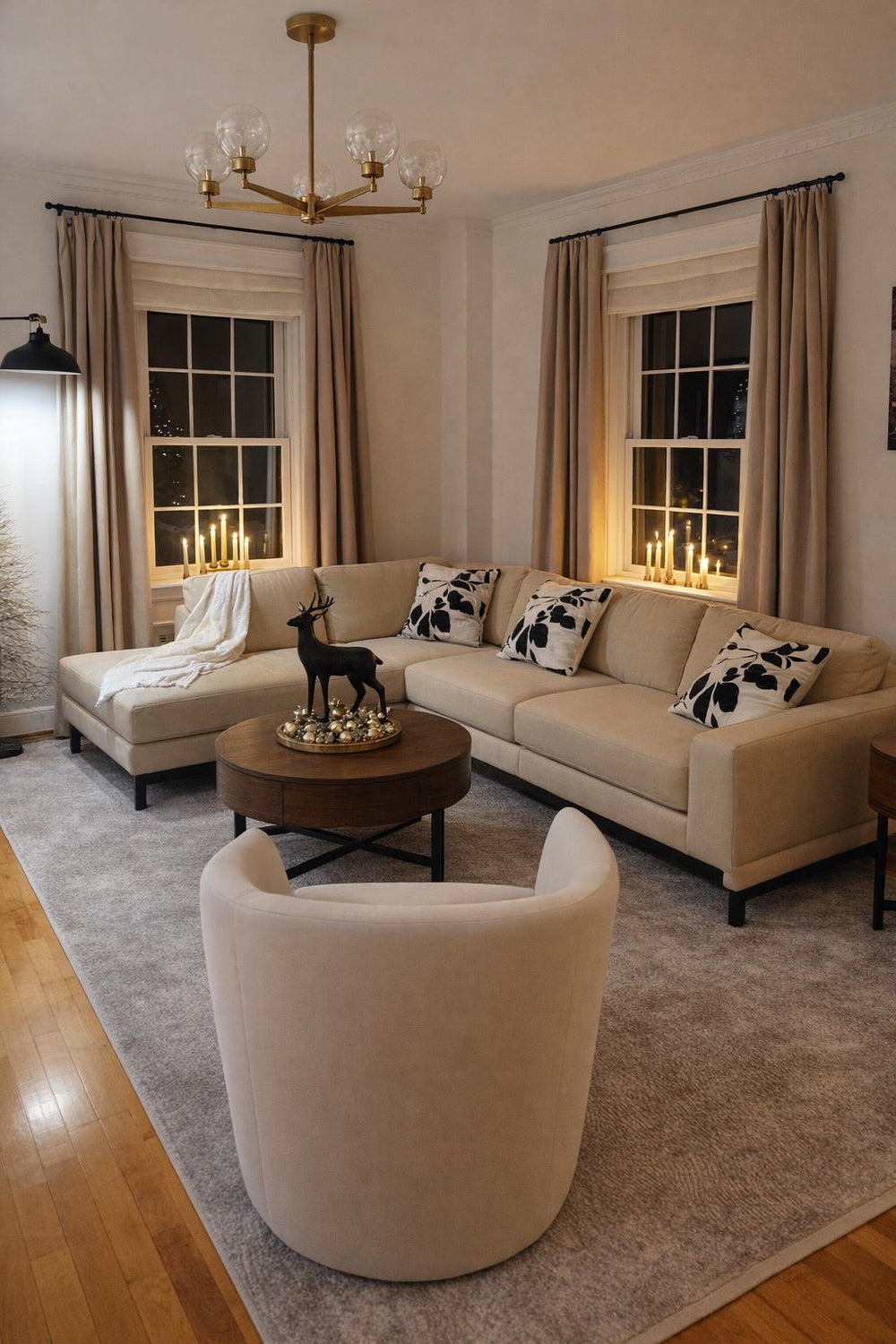 Valletta Leather Sectional Lounge