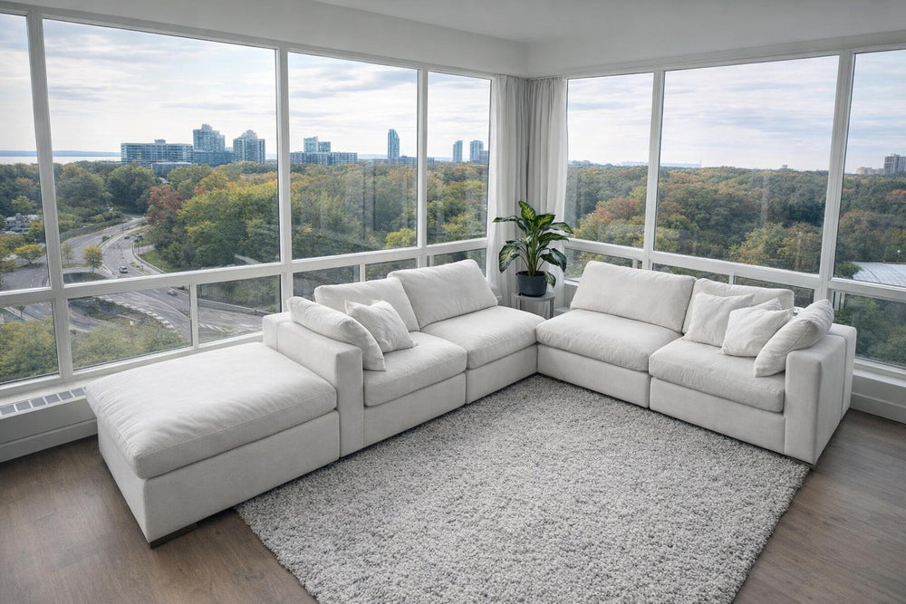 Ophelia Fabric Modular Sectional Lounge