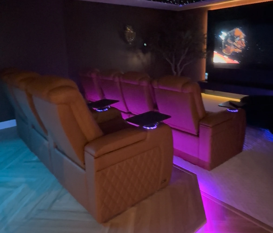Tuscany Ultimate Home Theater Lounge