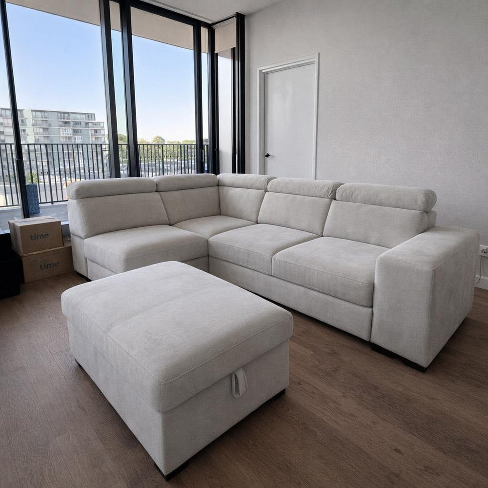 Finn Fabric Sectional Lounge Bed