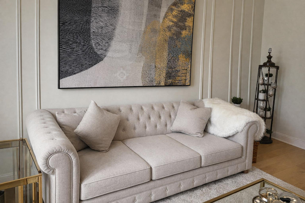 Cerna Fabric Chesterfield Lounge