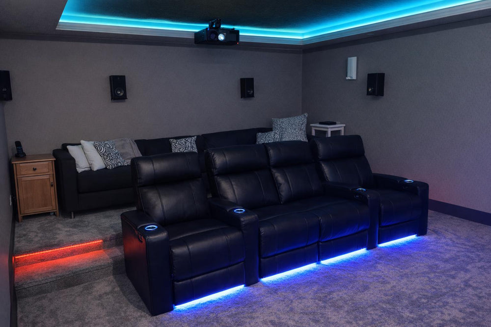 Piacenza Power Headrest Home Theater Lounge