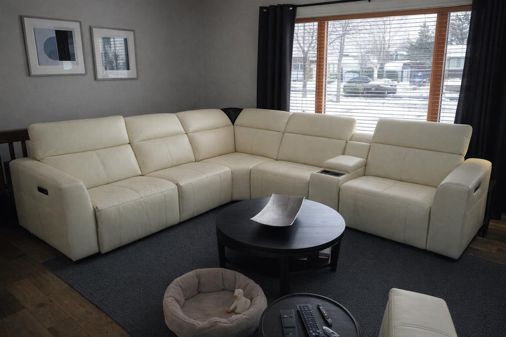 Carmen Leather Dual Recliner Lounge