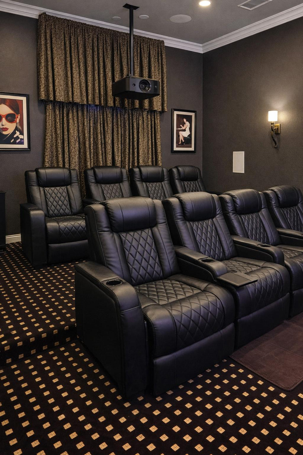 Tuscany XL Luxury Home Theater Lounge