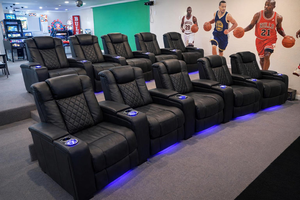 Tuscany Luxury Home Theater Lounge
