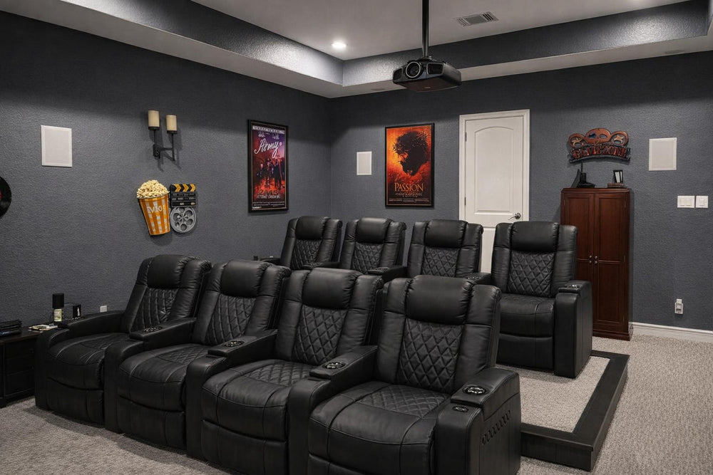 Tuscany Luxury Home Theater Lounge