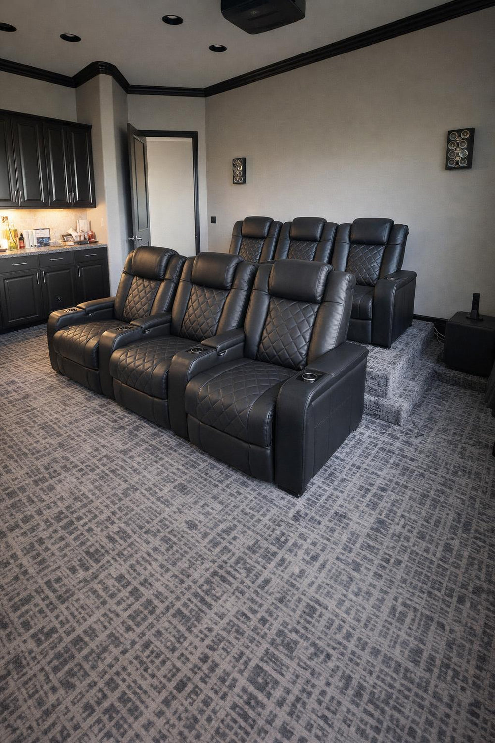 Tuscany Heat & Massage Home Theater Lounge