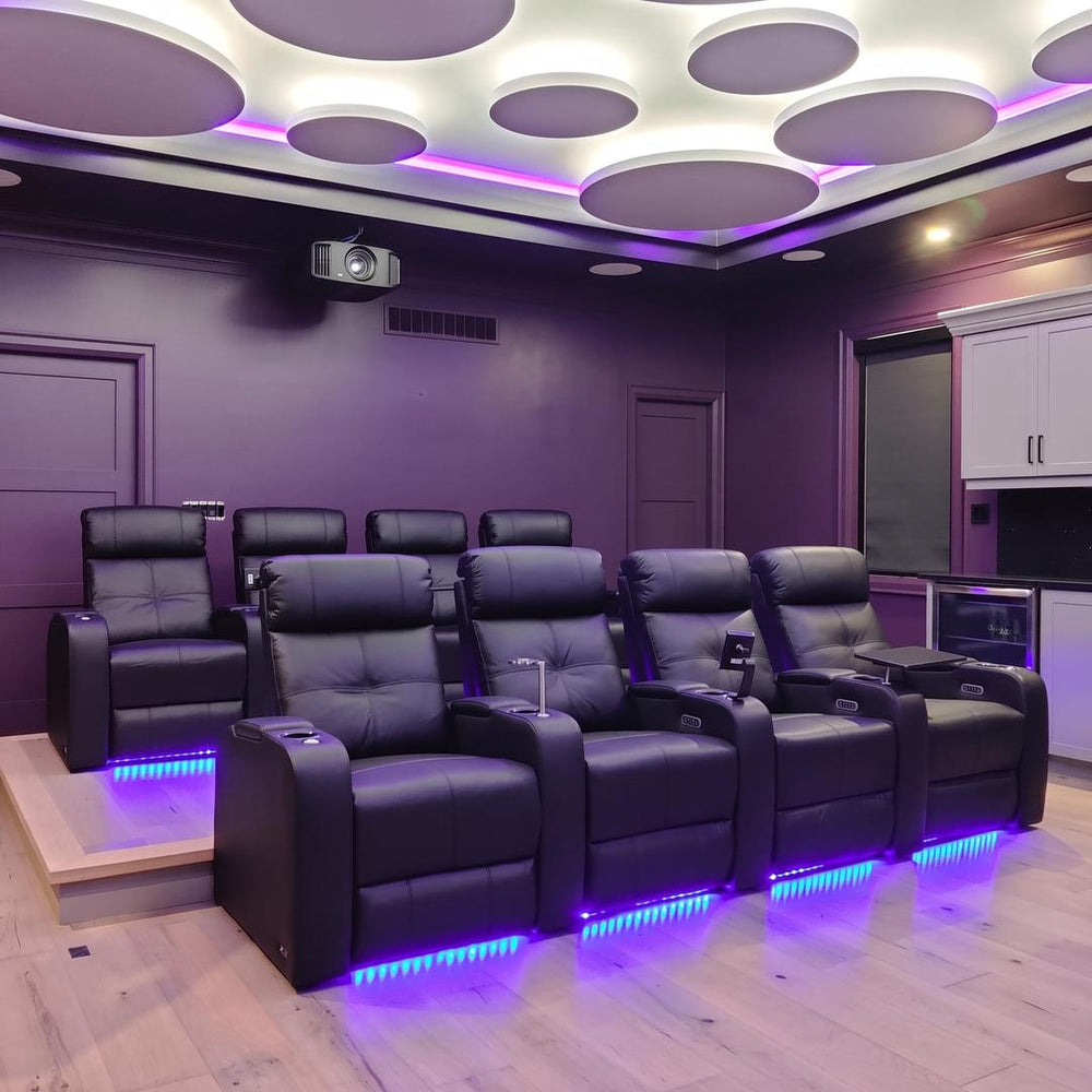 Verona Power Headrest Home Theater Lounge