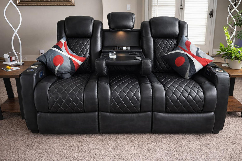 Tuscany Console Home Theater Lounge