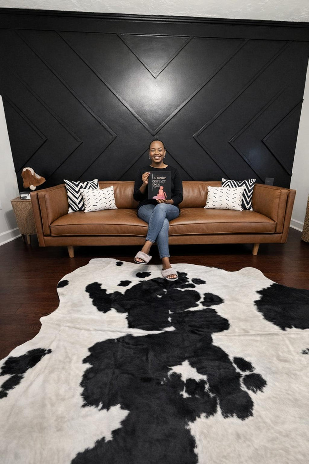 Alaina Leather Lounge