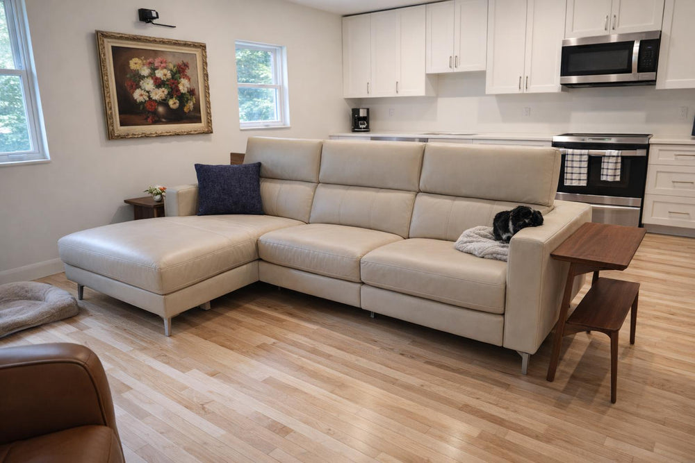 Esther Leather Dual Recliner Lounge