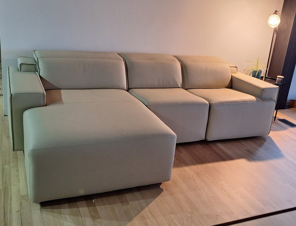 Valentina Leather Recliner Sectional Lounge