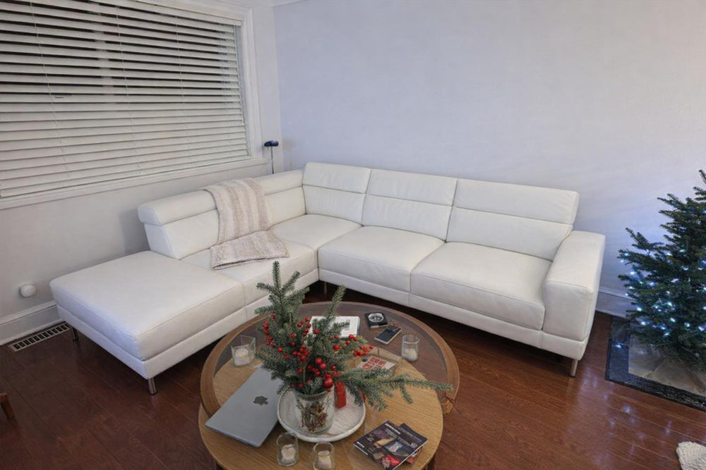 Valletta Leather Sectional Lounge