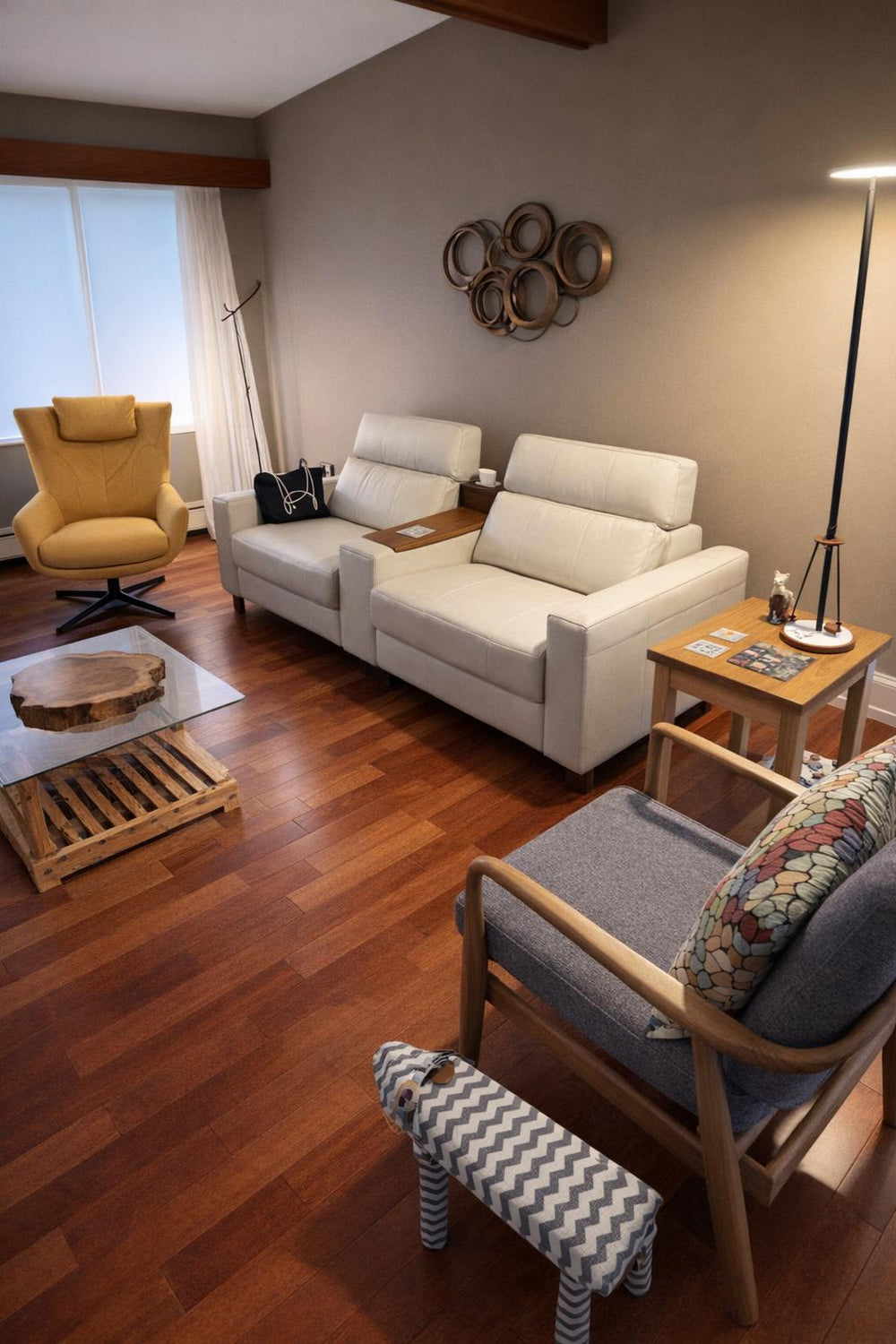 Lesley Leather Recliner Lounge