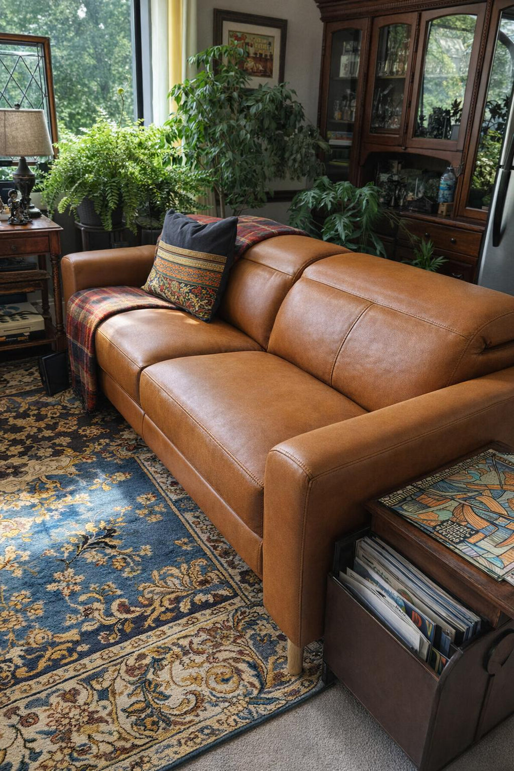Elodie Leather Dual Recliner Lounge