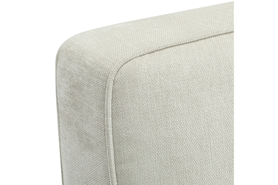 Valencia Fern Boucle Fabric Accent Chair, Pearl Color
