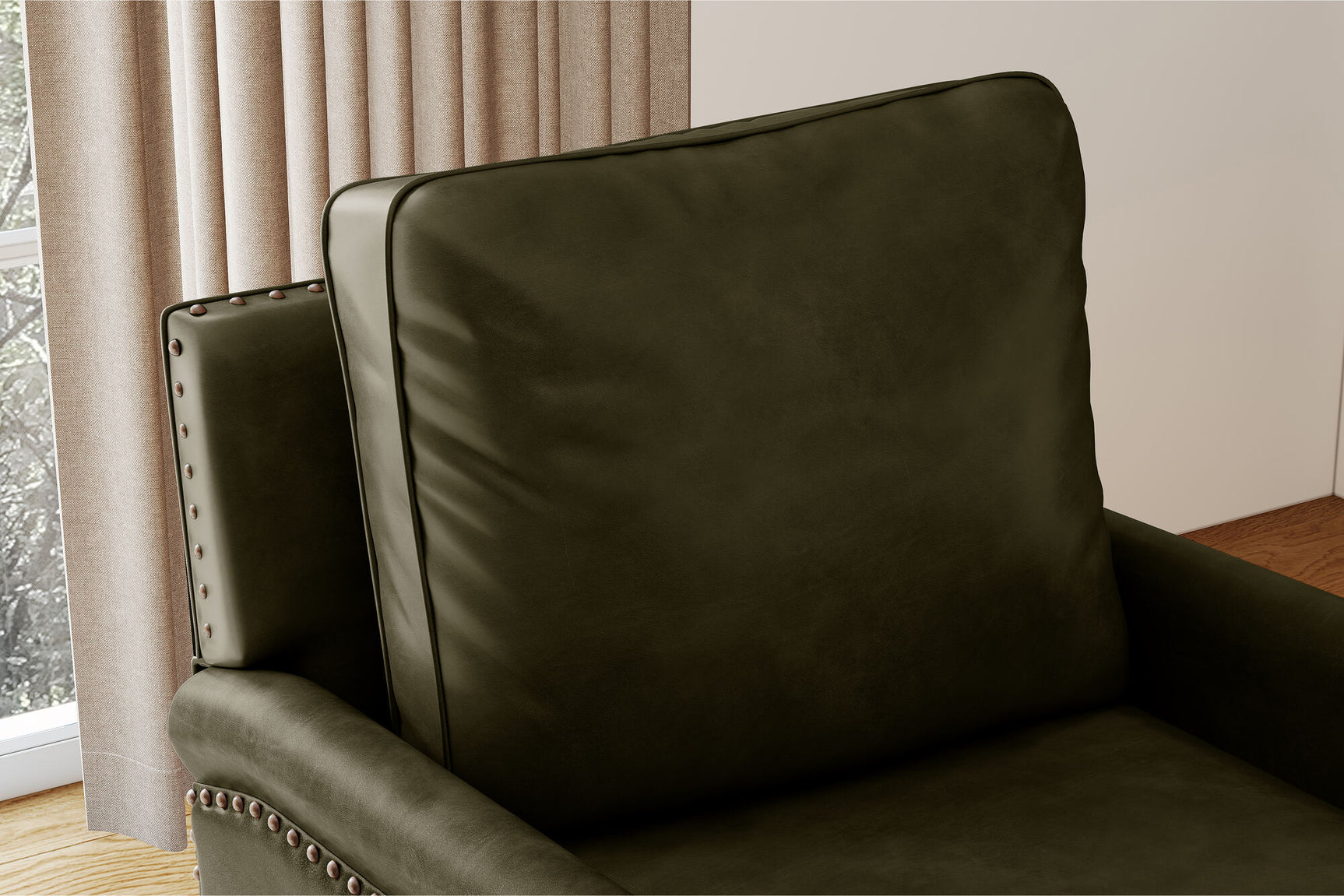 Jovany Leather Recliner Chair