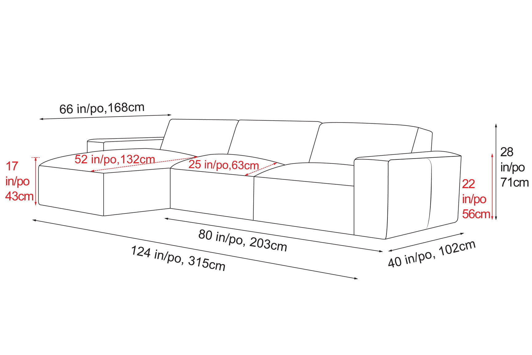 Nathan Leather Modular Sectional Lounge