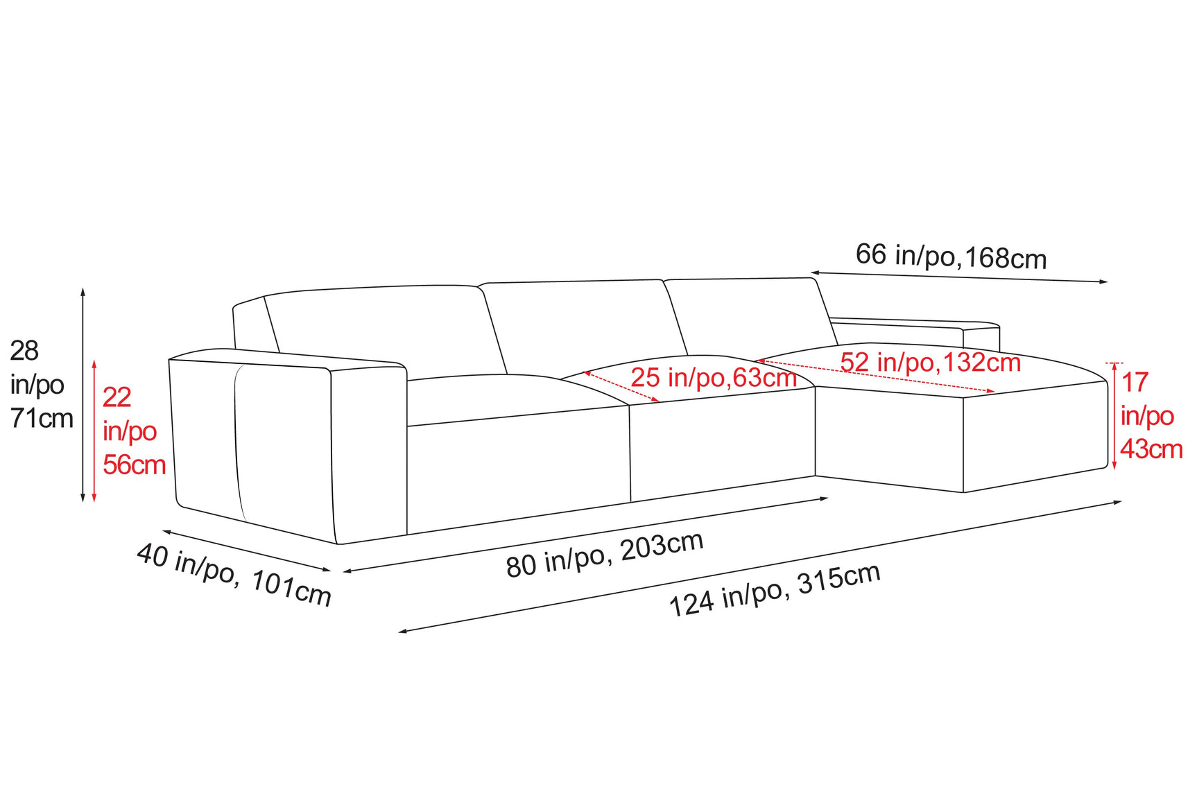 Nathan Leather Modular Sectional Lounge