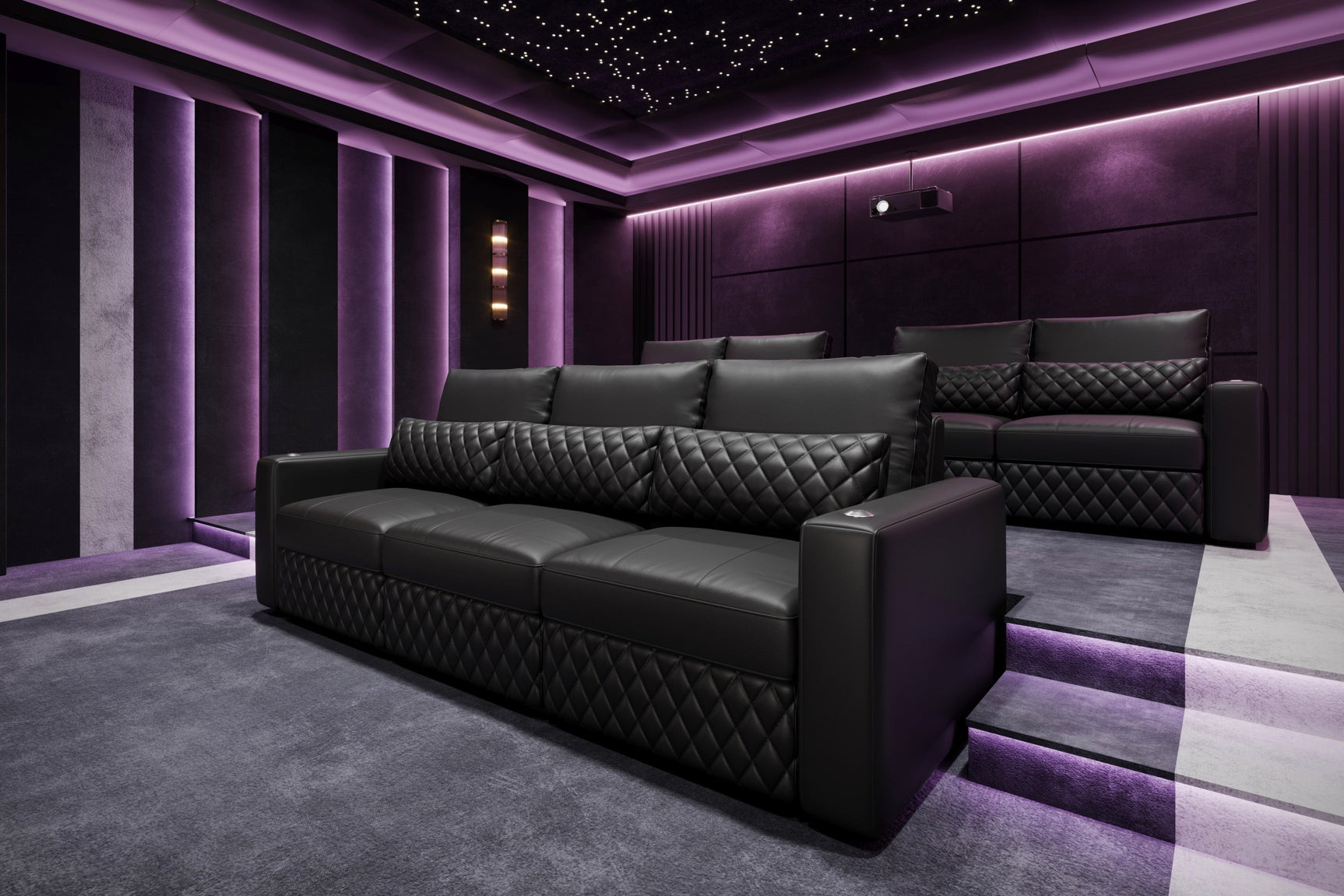 Pisa Leather Lounge Sectional
