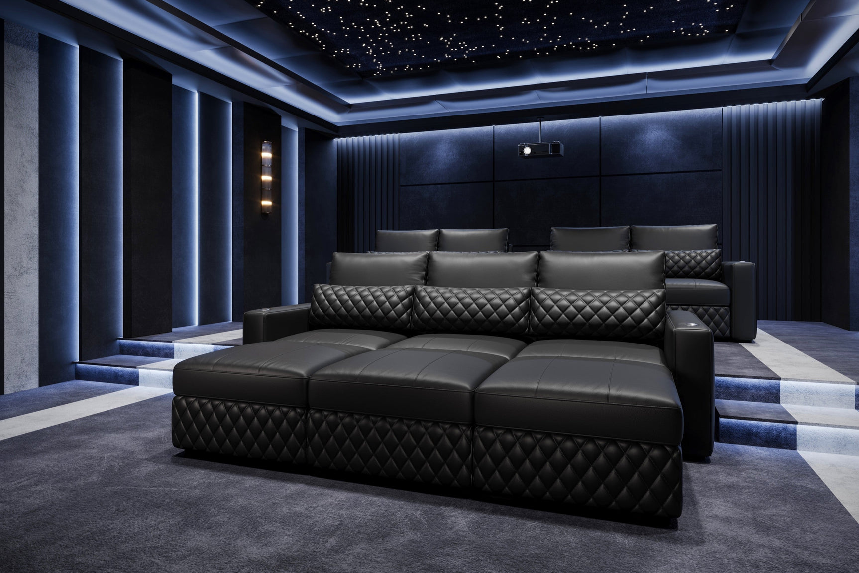 Pisa Leather Lounge Sectional