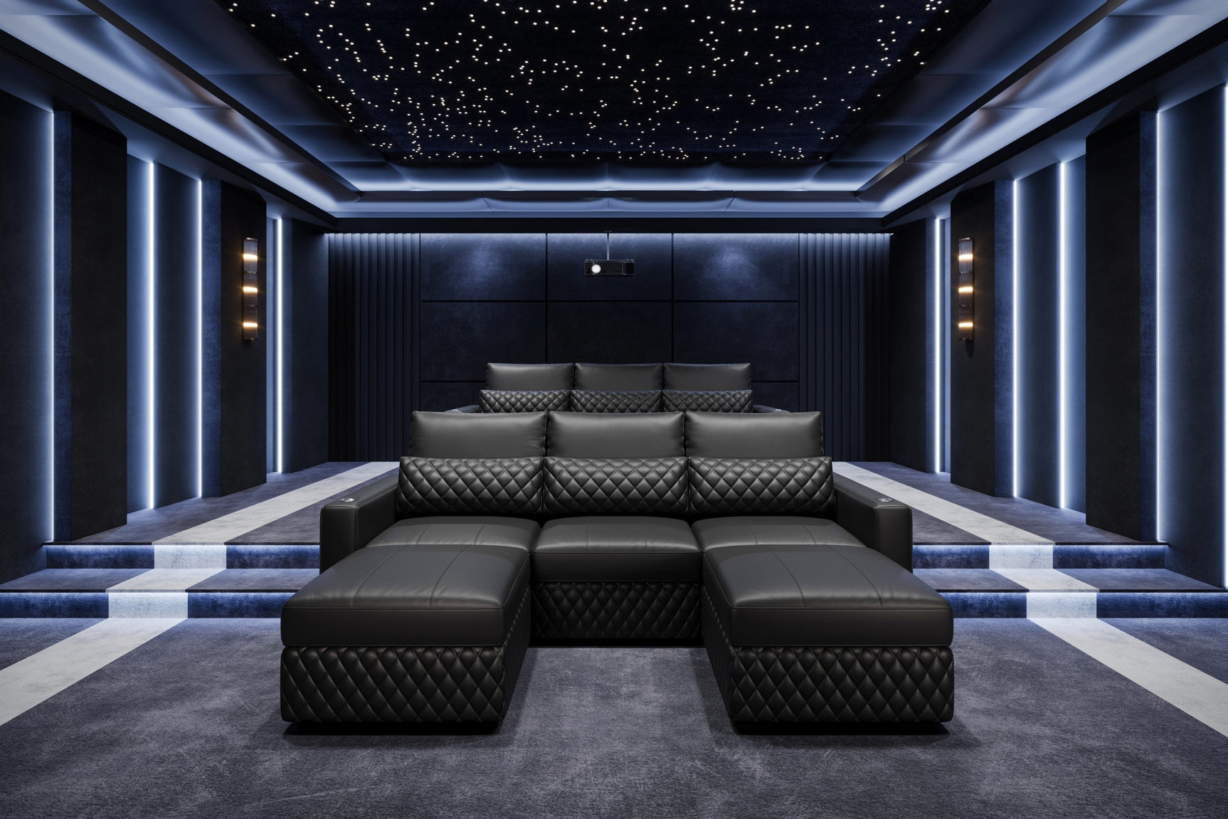 Pisa Leather Lounge Sectional