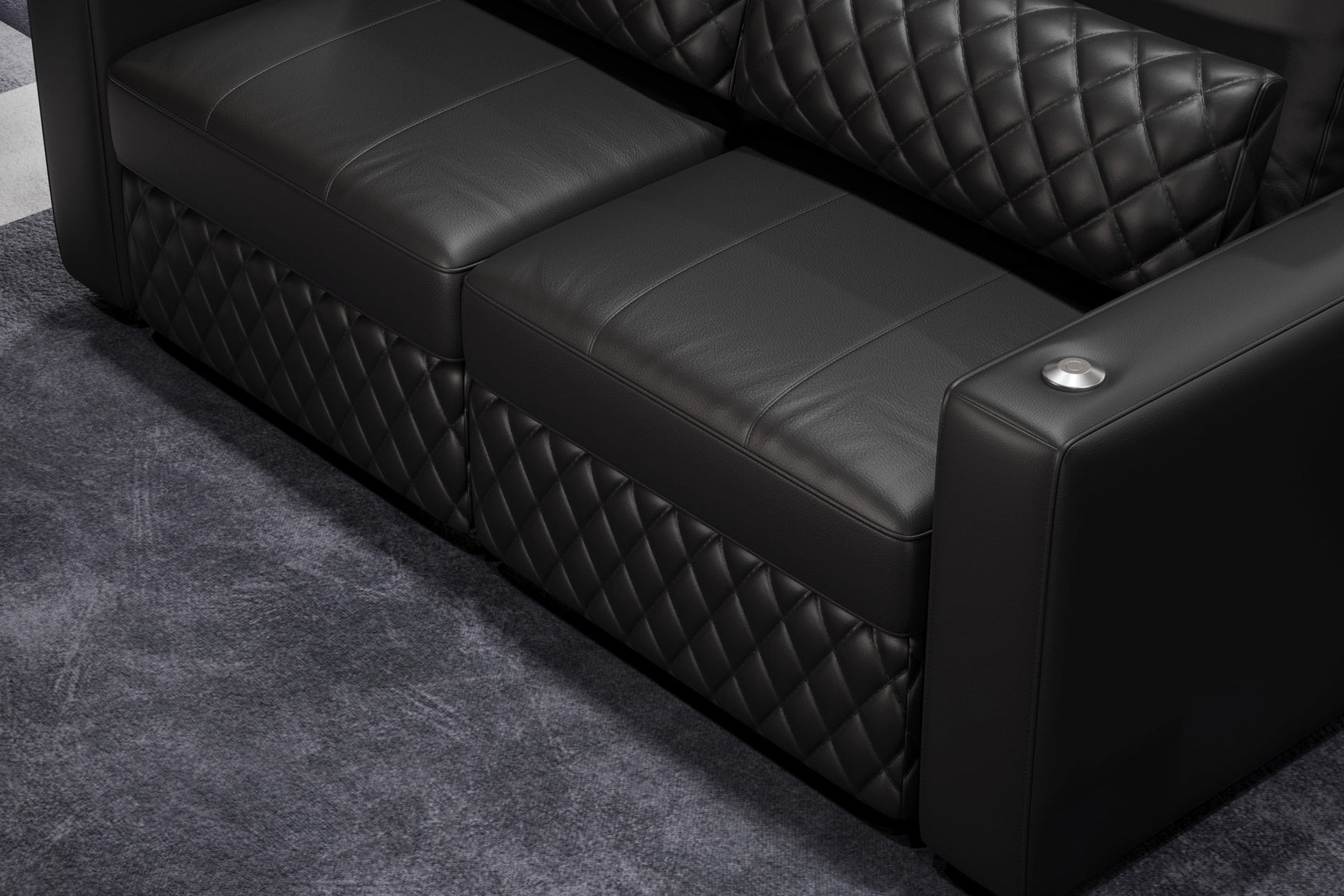 Pisa Leather Lounge Sectional