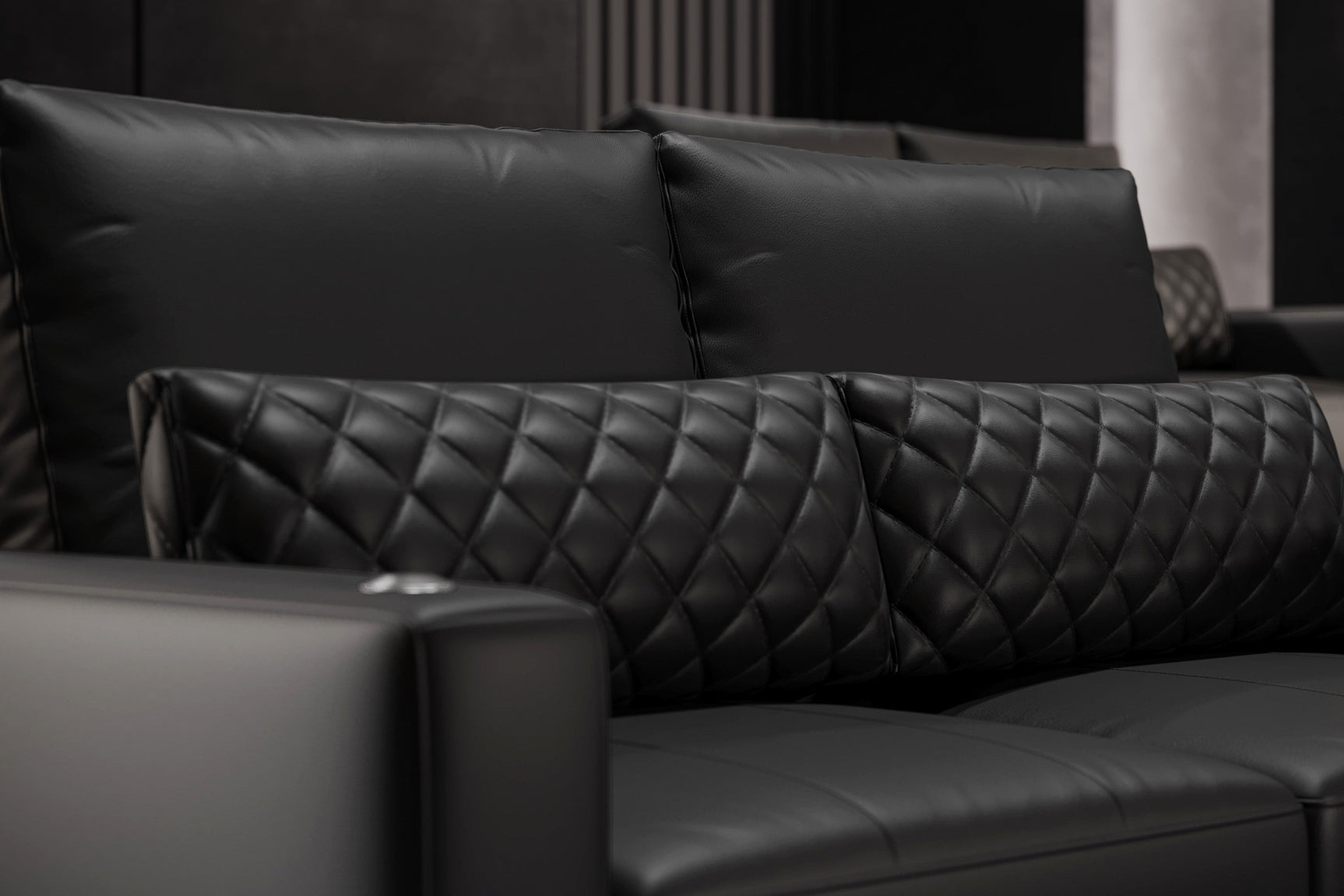 Pisa Leather Lounge Sectional