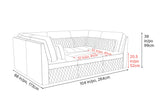 Pisa Leather Lounge Sectional