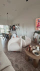 Violet Fabric Swivel Chair